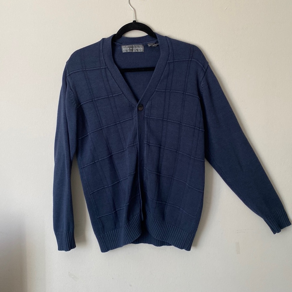 Sweater, cardigan, navy
